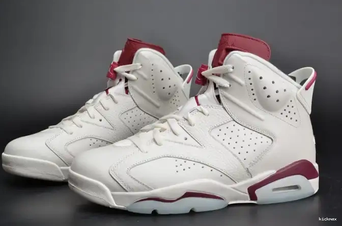Cheap Maroon white 384664-116 Retro Jordan Air 6 0528